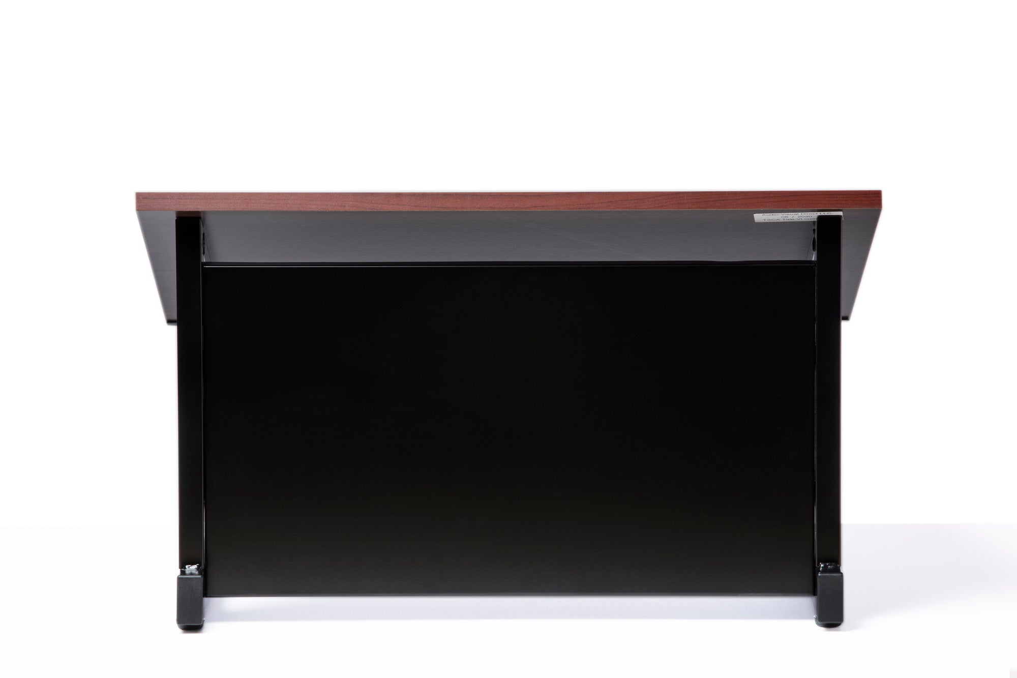 Audio-Visual Direct Tabletop Lectern for online zoom presentations.