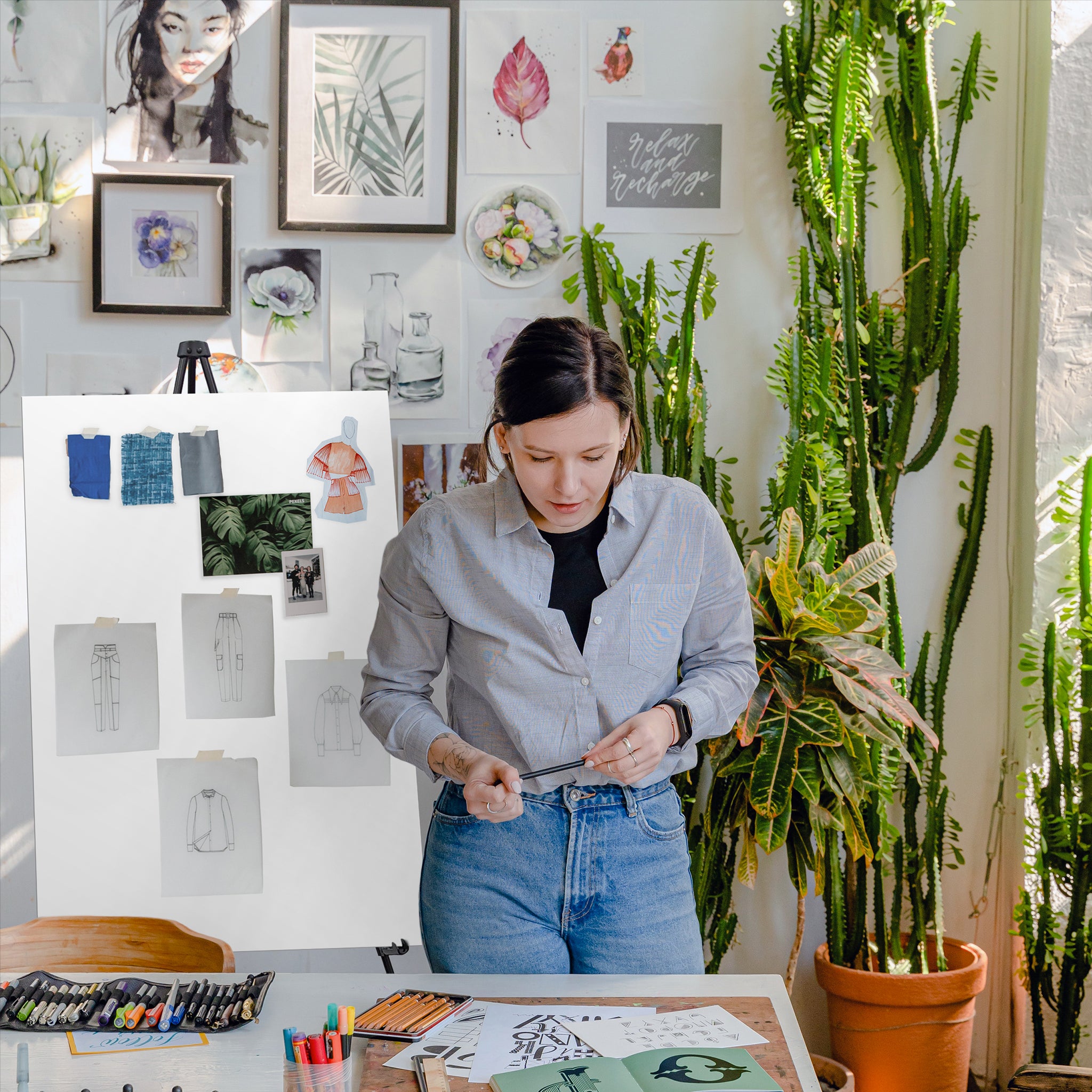 Audio Visual Direct® | Lightweight Simple Instant Easel, Black - Audio ...