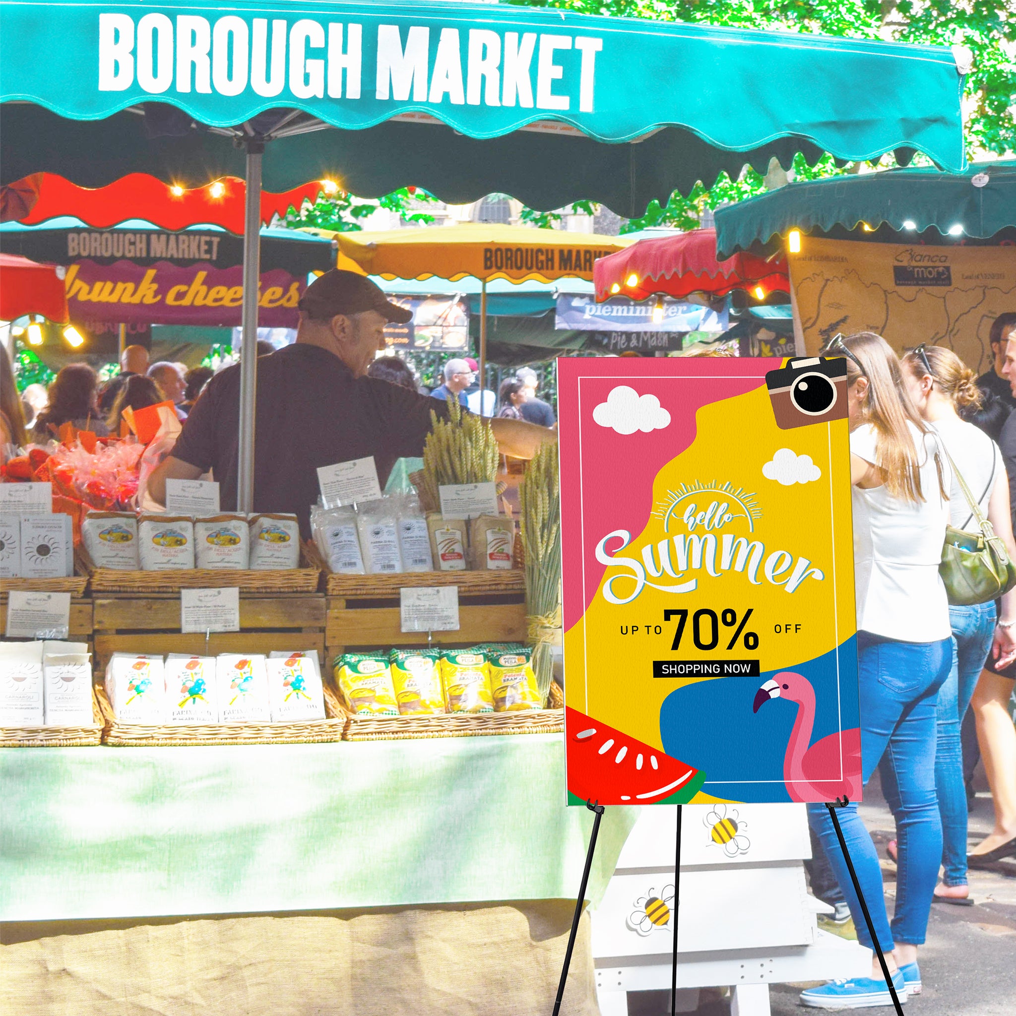 Audio Visual Direct® | Lightweight Simple Instant Easel, Black - Audio ...