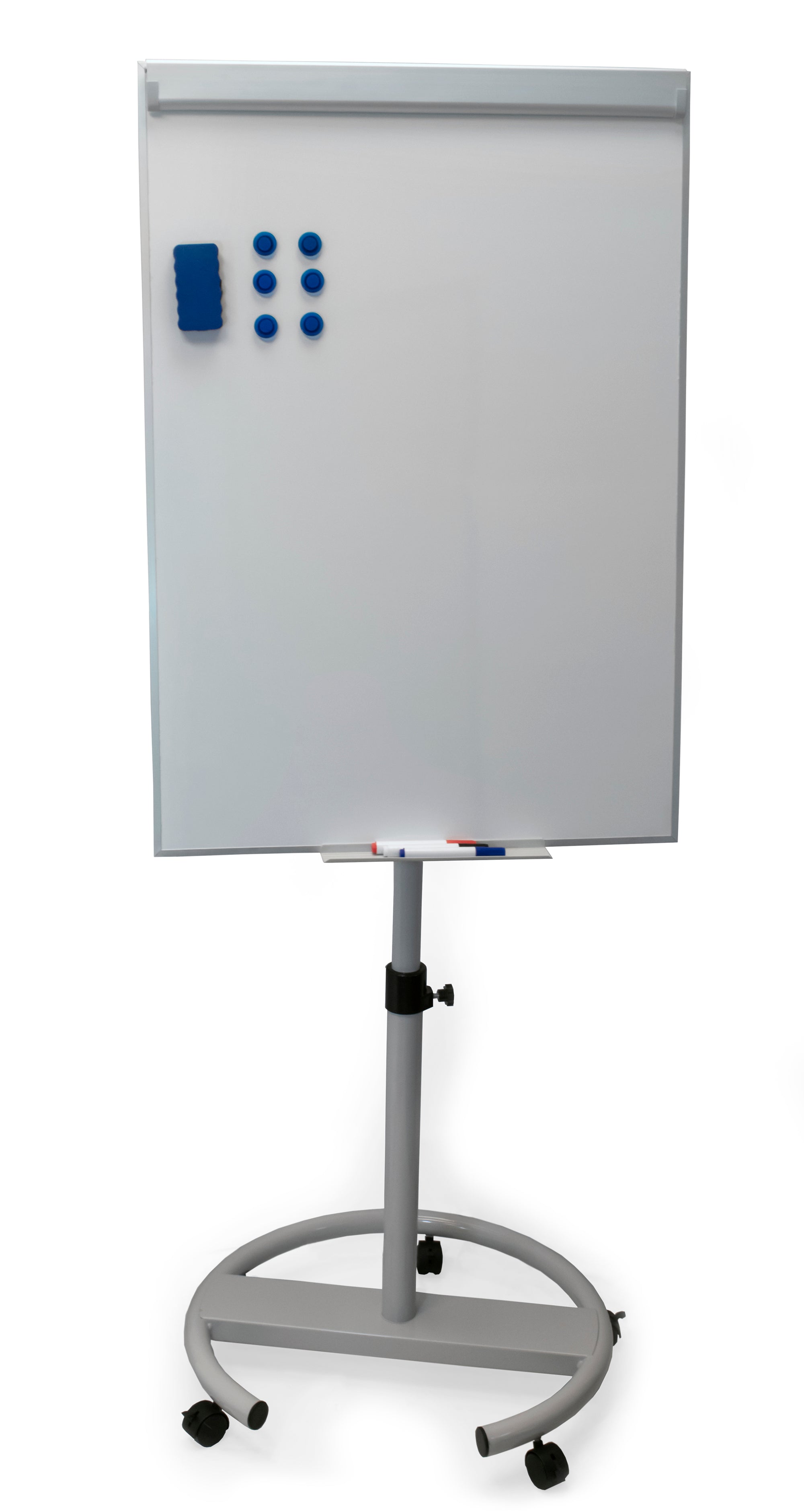 Heavy-Duty Mobile Magnetic Dry-Erase Flipchart Easel