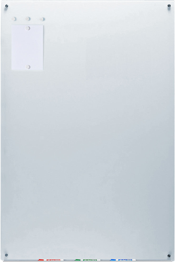 White Magnets for Audio-Visual Direct Magnetic Glass Dry-Erase Boards, Set  of 5