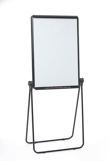 DexBoard U-Stand Whiteboard Easel- 40x28 Inches Double Sided Magnetic Dry Erase Board Easel, Flipchart Holder, Height Adjustable & 360 Degree Rotating Board W/ 1 Eraser, 6 Magnets And Paper Pads