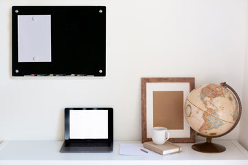 Infinity™ Magnetic Black Glass Dry-Erase Board