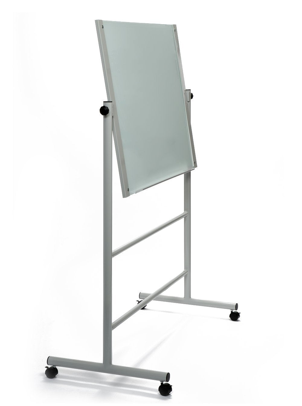 Audio-Visual Direct Dry-Erase Mobile Stand Glass Board 36 inch x 48 inch, Size: 4' x 3