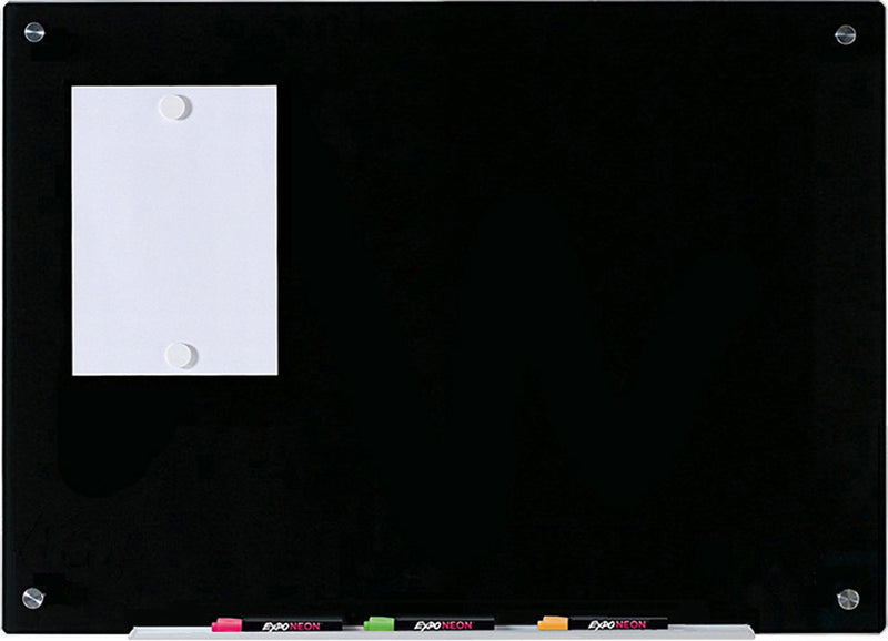 AudioVisual Direct® Black Glass Dry Erase Boards For Home & Office