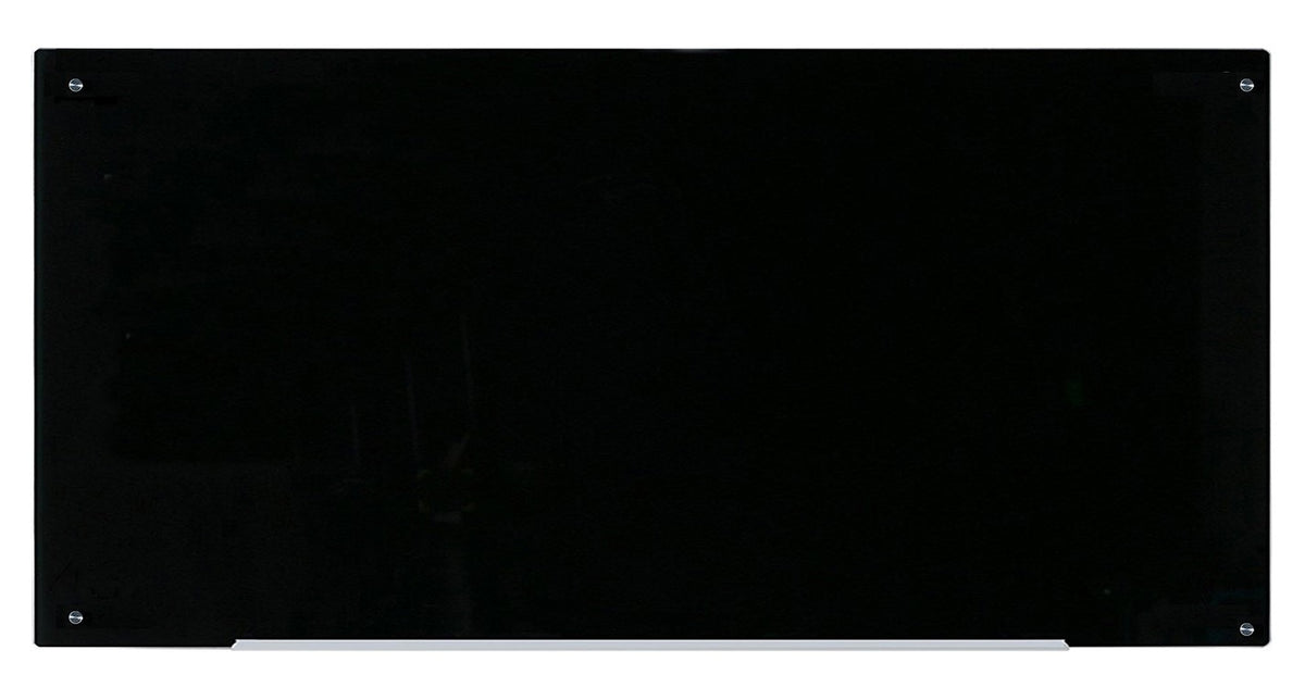 AudioVisual Direct® Black Glass Dry Erase Boards For Home & Office