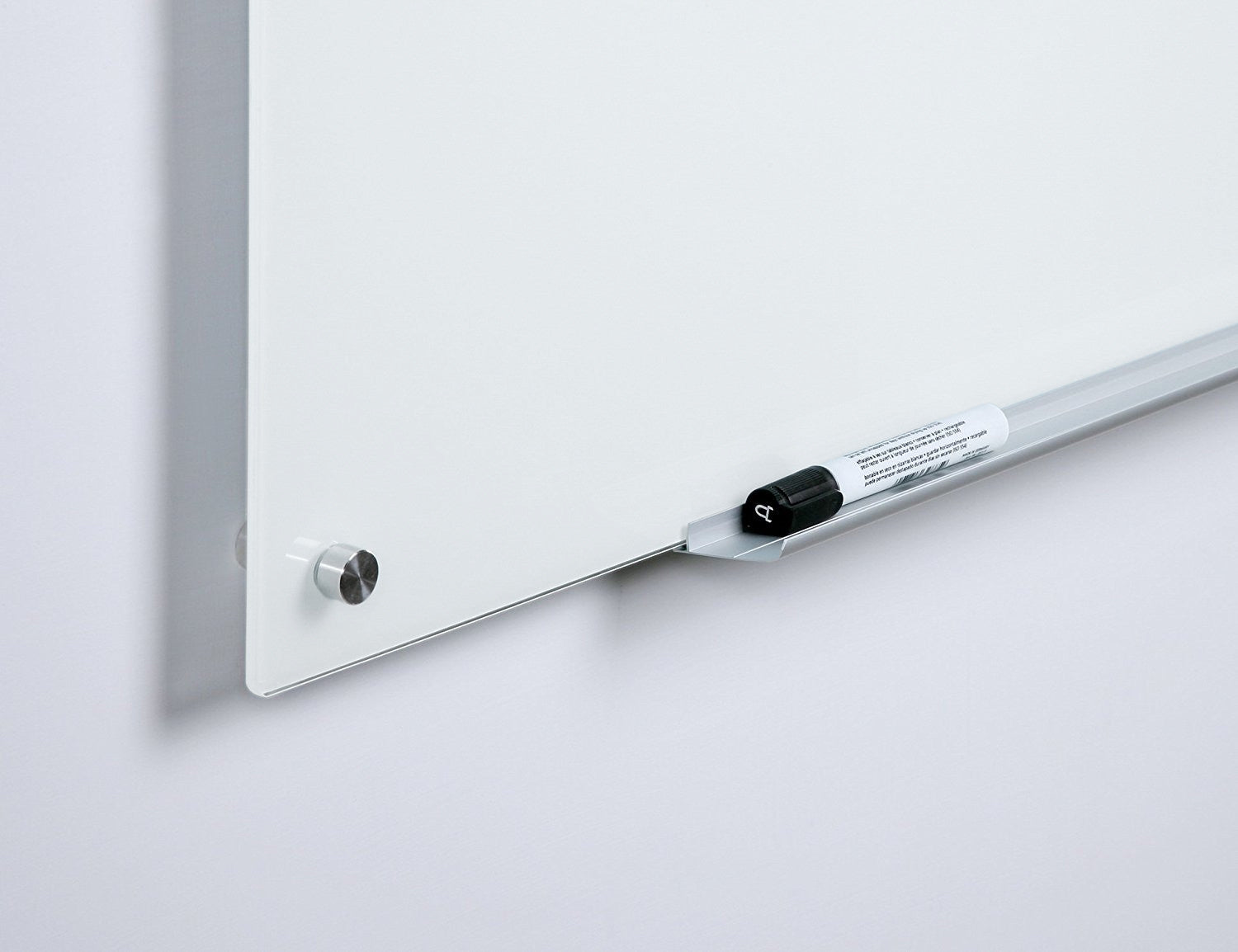 Quartet Magnetic Glass Frameless Dry-Erase Board