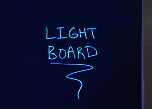 Ultra Clear Glass Dry-Erase Board With Aluminum Marker Tray.
