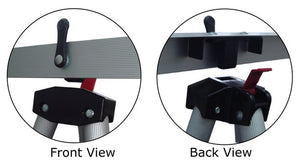 Spring-loaded Flipchart Pad-Holder Accessory for Audio-Visual Direct Easels.