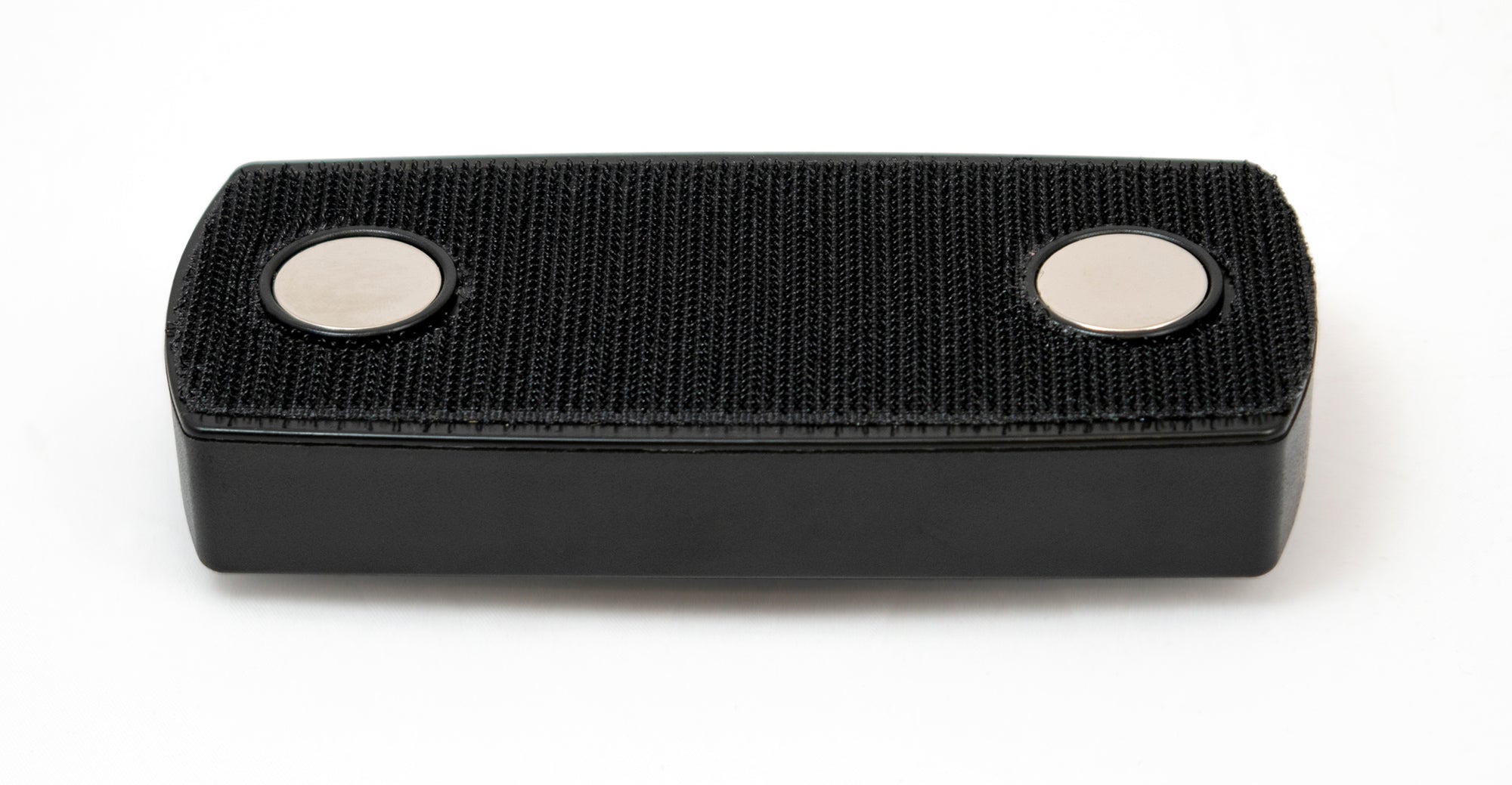 Black Magnetic Erasers for Glass Dry Erase Boards. Neodymium magnets for a secure hold. Replaceable felt backing .