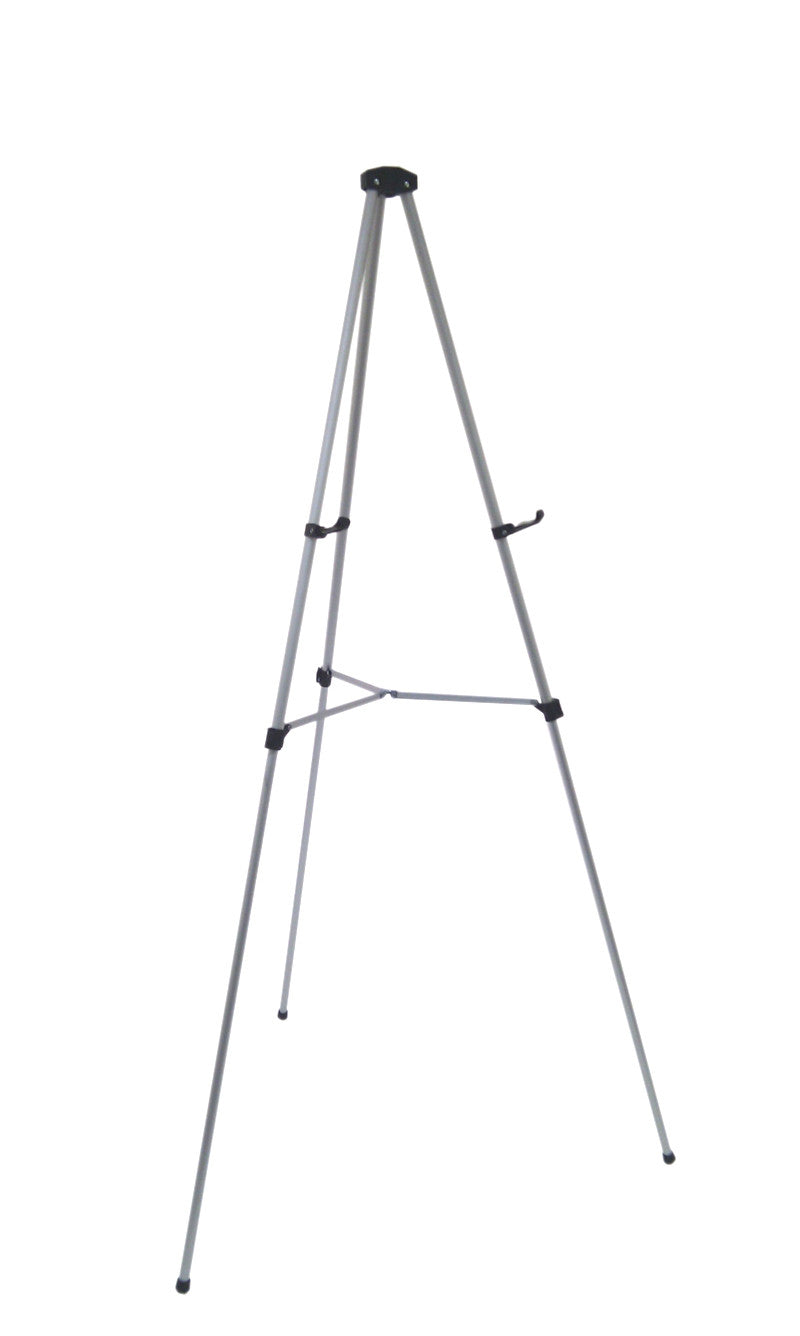 Lightweight Aluminum Telescoping Display Easel 70 Inches Black