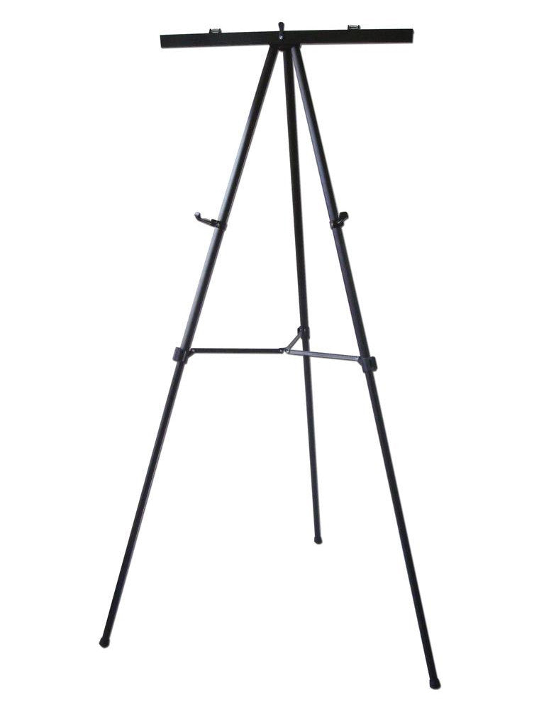 Lightweight Aluminum Flip-Chart Presentation Easel, 70 Inches, Black. Height Adjustable , art holders, easel pad holder, flip chart, free standing, 