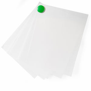 High Powered Magnets for Glass Dry-Erase Boards, Set of 5 Green.  Holding paper on glass board for organization.