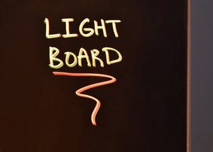 Ultra Clear Glass Dry-Erase Board With Aluminum Marker Tray.